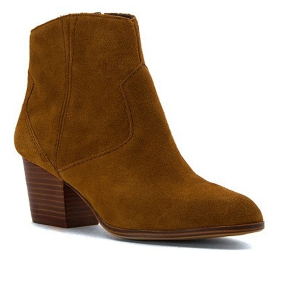 Aldo Shoes - Aldo Cognac Marecchia Suede Ankle Boots